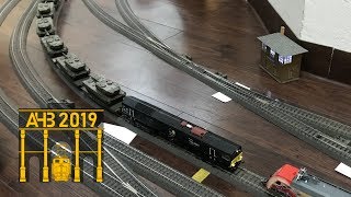 Joeys Teppichbahn - H0 Modelleisenbahn / AHB 2019 - Märklin Panzerzug mit ESU Class 66/77