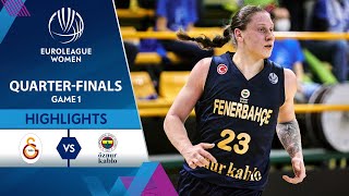 Galatasaray - Fenerbahce Oznur Kablo | Highlights - Quarter-Finals (Game 1) | EuroLeague Women 20/21