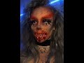 most horror makeup 😖😭🥵☠️💦 shorts youtubeshorts shortsfeed horrorstory halloween viral makeup video