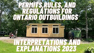 Is your outbuilding exempt from a permit in Ontario?