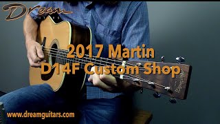 2017 Martin D14F Custom Shop, Wild Indian Rosewood \u0026 Sitka Spruce