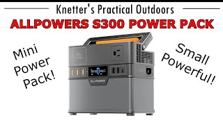 OFF GRID POWER  -  ALLPOWERS S300 MINI POWER PACK