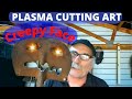 Scary Shovel Plasma Cutting Art