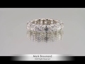 5.00ct round brilliant cut eternity band mark broumand