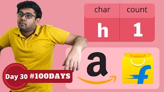 Amazon Flipkart Question | Non Repeating Character |#100DaysOfCode | code io English