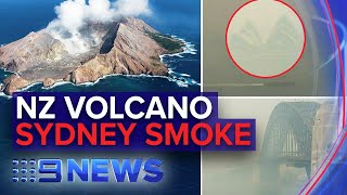 Update: New Zealand volcano, Sydney smoke warning | Nine News Australia