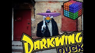 DIY - How to draw an amazing DARKWING DUCK and make it out of Magnetic Balls 18+