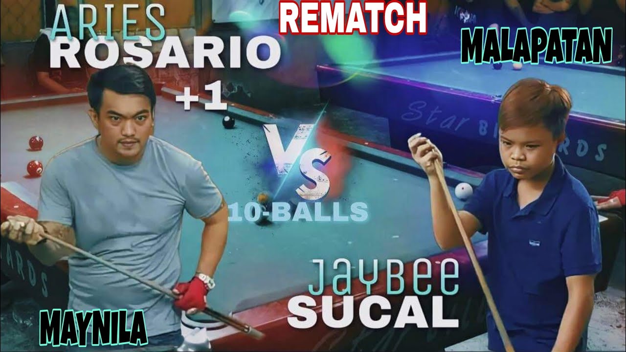 REMATCH | Jaybee Sucal Vs Aries Manila (+1 Win Aries) 10Ball Race-12 ...