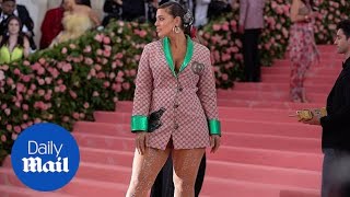 Ashley Graham turns a blazer into a dress at the 2019 Met Gala