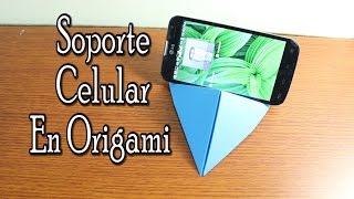 Base Para Celular En Origami / Origami Support For Smartphone