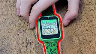 awesome watch for a Minecraft fan (Accutime Minecraft watch review)