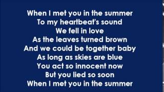 Calvin Harris - SUMMER (lyrics)