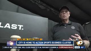 Carlsbad is home to action sports business cluster