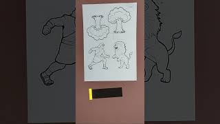 Samson Fighting the Lion - Bible Craft