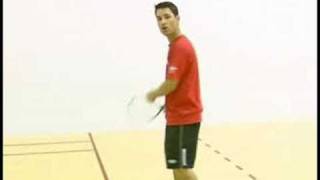 Racquetball Strategy : Racquetball Strategy: Opponent in Back