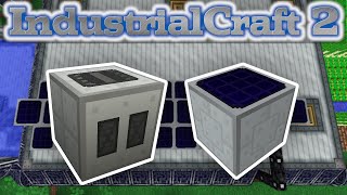 Industrial Craft 2 Mod Spotlight EP 7 - IC2 Metal Former and IC2 Solar Panel! Solar Flower Design!