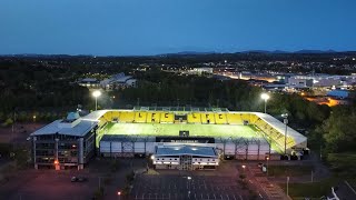 Livingston's Almondvale Stadium day/night flight 🌞🌛 (@livifcofficial )