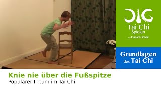 Populäre Irrtümer im Tai Chi - Knie nie über die Fußspitze - Tai Chi Spielen nach Daniel Grolle