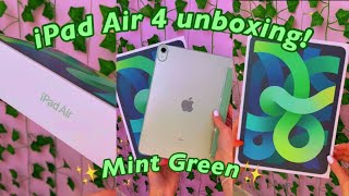 🍃iPad Air 4 (Mint Green) Unboxing!✨🍃 *asmr* #Shorts