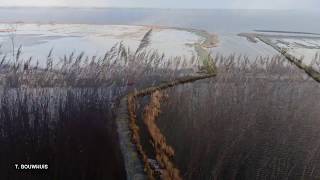 Drone flight next to the Sneekermeer above Potskar