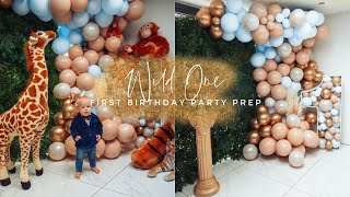 Baby's First Birthday 'Wild One' | DIY SAFARI PARTY PREP WITH ME, FOOD, DECOR, CAKE MAKING + MORE