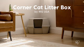 Corner Cat Litter Box