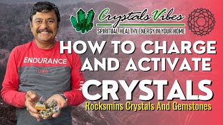 How to Clean, Charge, Activate and Program Your Crystals with Different Methods #crystals