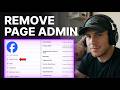 How To Remove Admin From Facebook Business Page (2026) | Page Roles