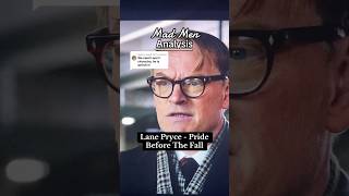 Mad Men Analysis - Lane Pryce Pride Before The Fall