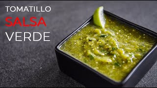 Green Salsa Verde Recipe | EASY Tomatillo Dip!