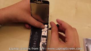 iPhone 5 screen replacement / digitizer glass and LCD reinstallation instructions