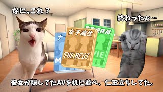 AVバレて彼女におしっこかけられた話　＃猫マニ　＃猫ミーム　#猫meme