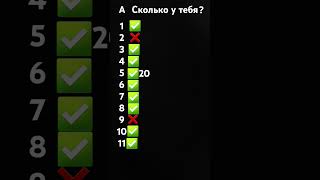 Сколько у тебя ????