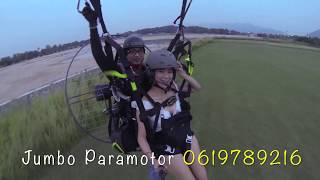 บิน2ที่นั่งขึ้นไปสัมผัสอากาศบนท้องฟ้าด้วยTandem Paramotor