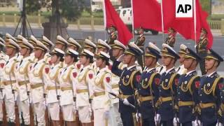 Welcoming ceremony for Malaysian PM