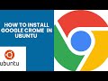 How to install google chrome in Linux machine Ubuntu