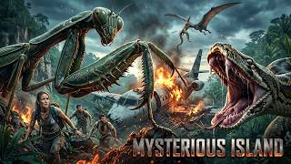 Plane Crash Survivors Drop Into A Mysterious Island! A 100-Meter Monster Swallows People Alive!
