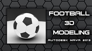 Autodesk Maya and Luxion Keyshot | Football Modeling and Rendering | Tutorial