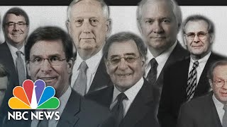Former Pentagon Leaders Issue Stark Election Warning | NBC Nightly News