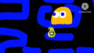 Pac-Pear ghost pear orange death
