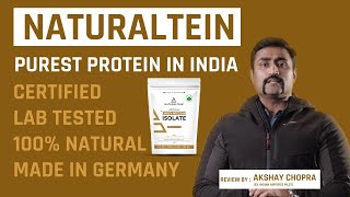 The Purest \u0026 Most Tested Protein ever - Naturaltein !!