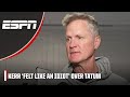 Steve Kerr says 'I felt like an idiot' not playing Jayson Tatum vs. Serbia