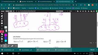Function Notation Day 2 Notes