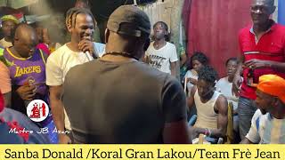 Sanba Donald kap fè koze nan vodou kay Manbo Manou /Sanba Kendy / Team Frè Jean