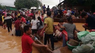 Several are dead after Laos dam collapses