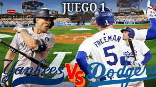 Yankees vs Dodgers resumen juego 1 de la serie mundial