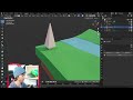 blender 4.0 初心者向けチュートリアル ローポリワールド