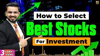 How to Select Best Shares for Investment? | How to Create Best Stocks Portfolio? | Share Market