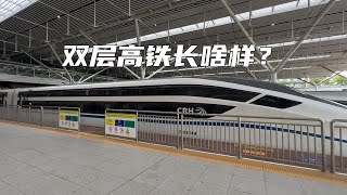 Double-decker high speed train with sleepers ｜ 双层高铁长啥样？国内少见的纵向卧铺，再也不担心男女混住的尴尬【铁道迷】