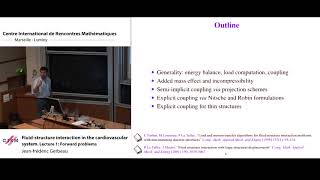 Jean-Frédéric Gerbeau: Fluid-structure interaction in the cardiovascular system. Lecture 1